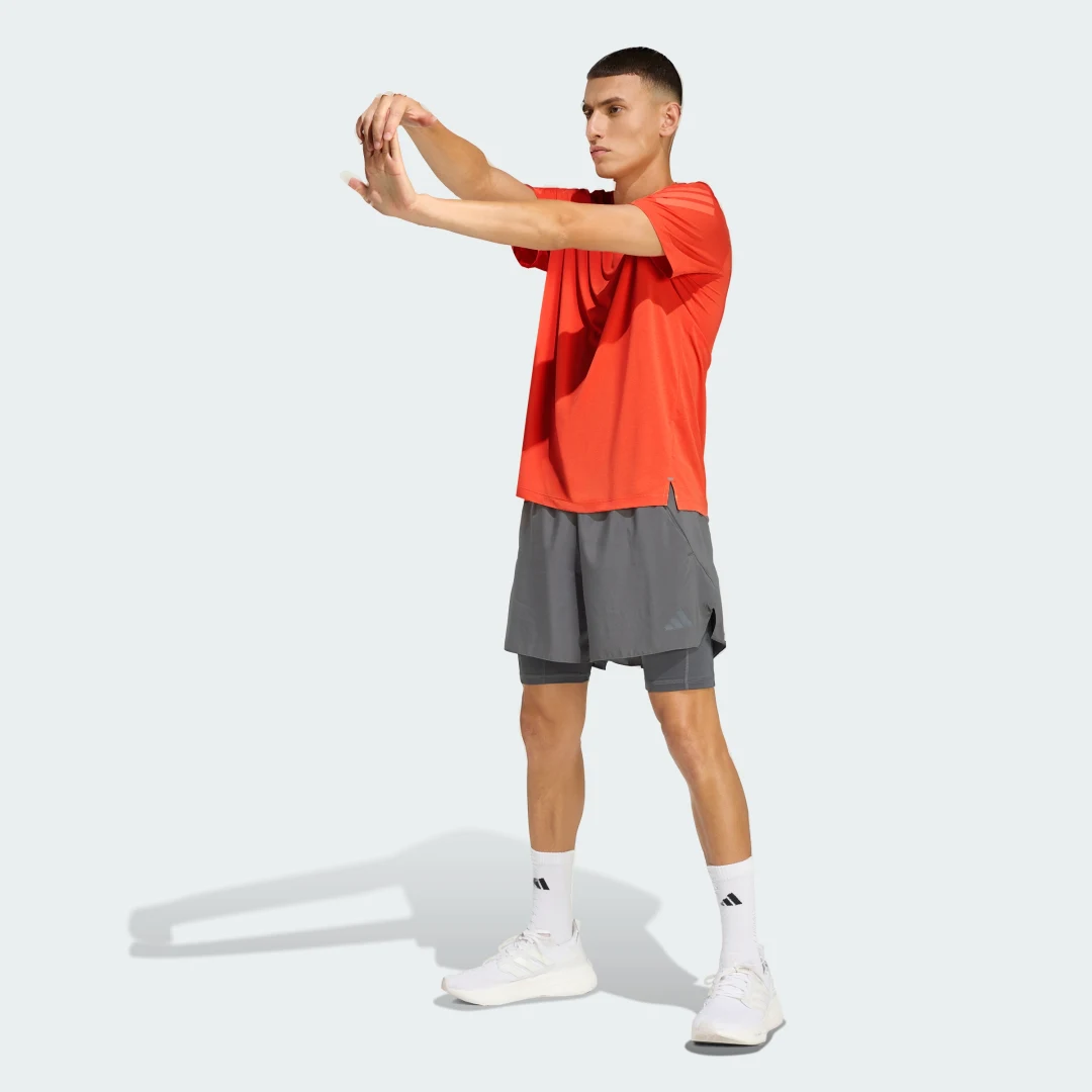 Thumbnail 2 de Camiseta adi365 Climacool de Adidas (Naranja) – comodidad y estilo para tus entrenamientos