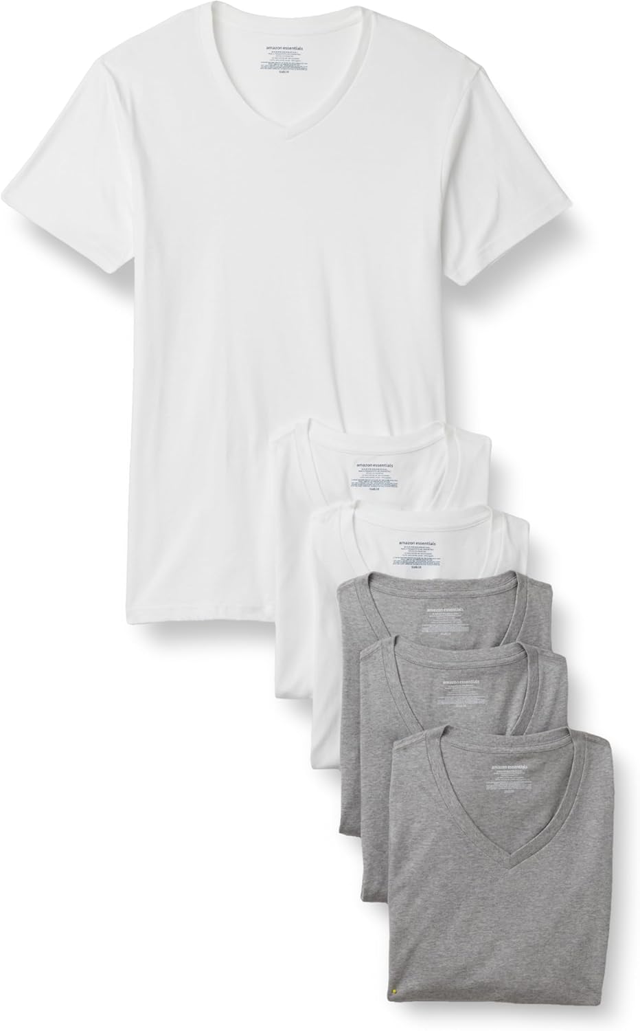 Thumbnail 6 de Amazon Essentials Men’s V-Neck Undershirt (Pack of 6) – Breathable Cotton Jersey