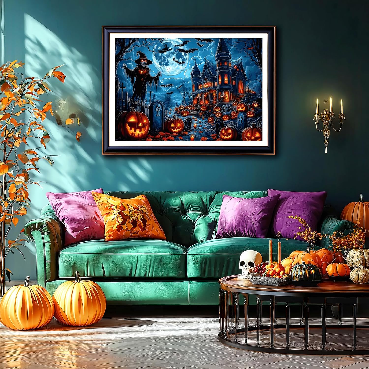 Detalle de PuzzOne Halloween Jigsaw Puzzle 1000 Pieces