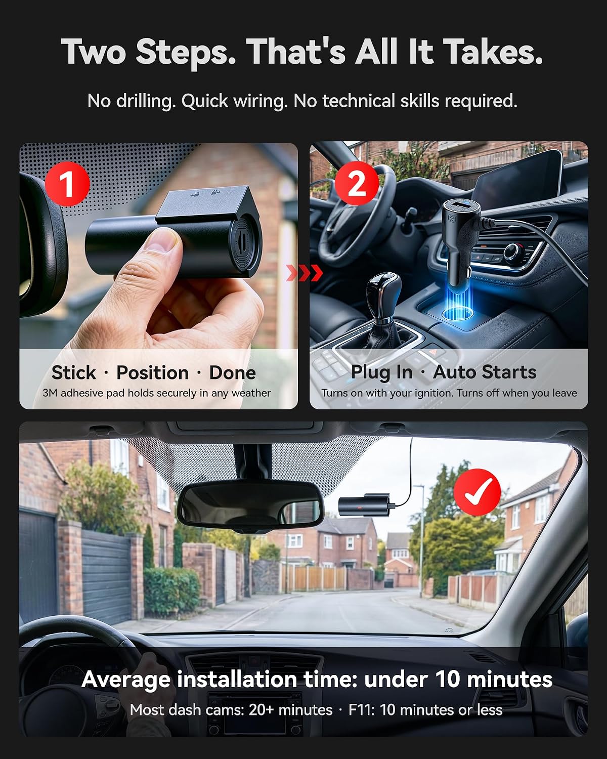 Detalle 2 de REDTIGER 4K dash cam