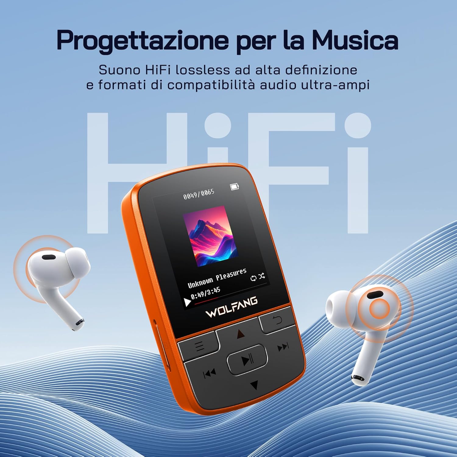Thumbnail 3 de WOLFANG WMP01 Lettore MP3 64 GB