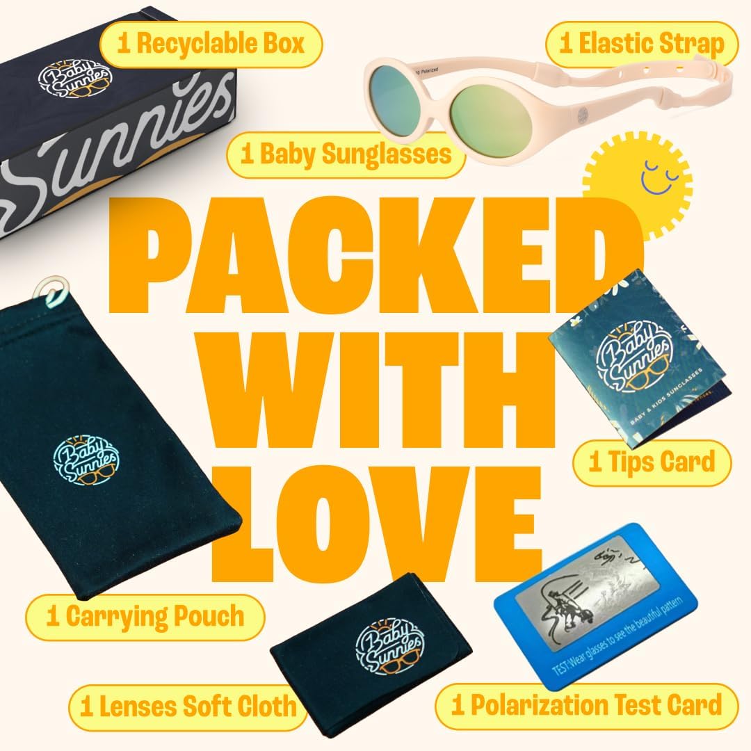 Thumbnail 6 de BABY SUNNIES Occhiali da sole polarizzati per bambini con cinturino (0–24 mesi) – infrangibili e flessibili
