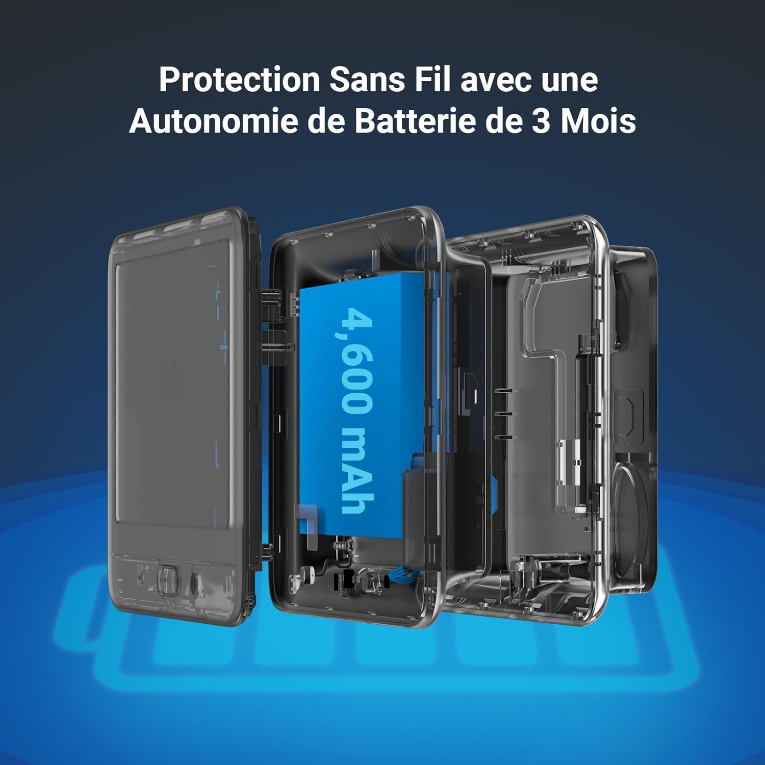 Detalle de EZVIZ CP4 judas de porte 4600 mAh