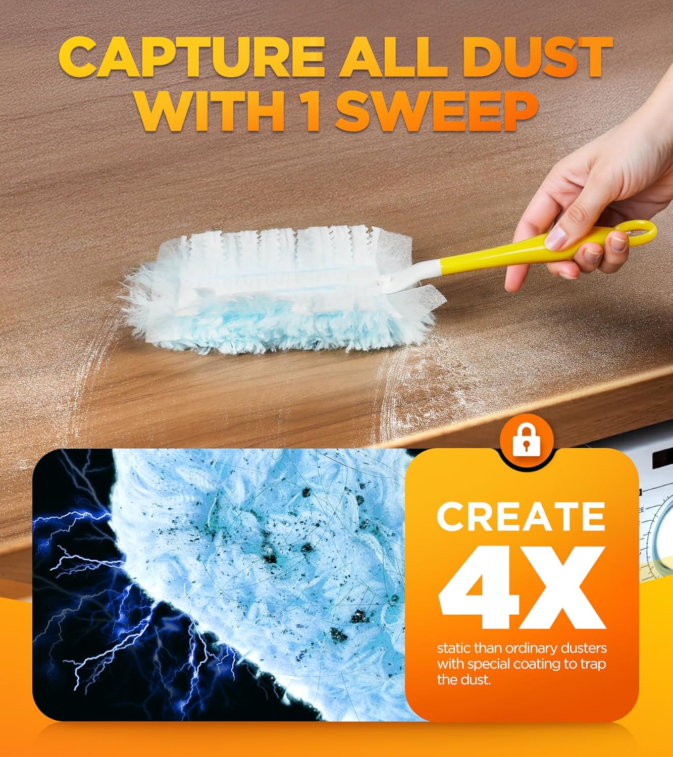 Detalle de Swiffer Duster 30 Count Refill for Home Cleaning 🧹