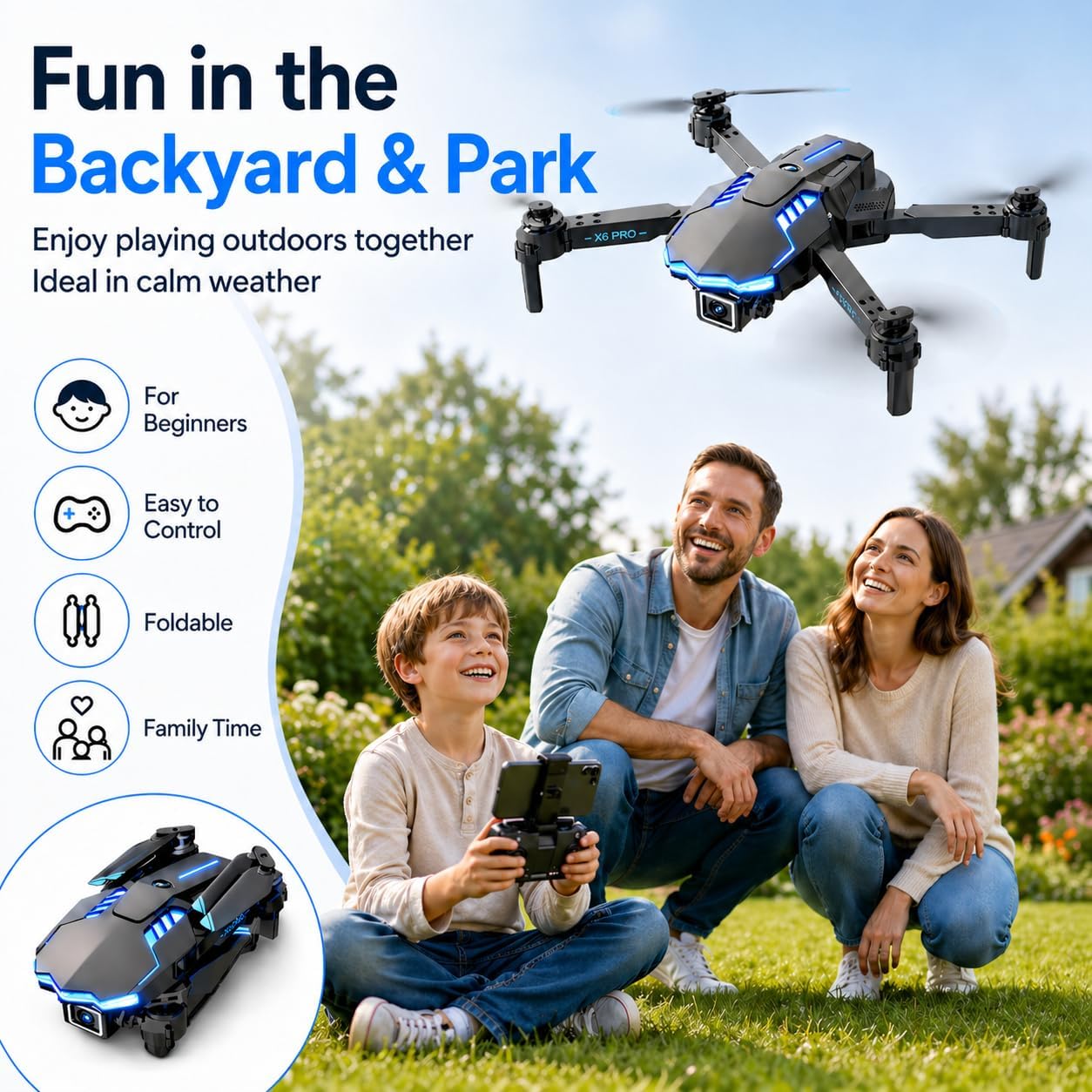 Detalle 2 de kononioo kononioo-drone met 1080p-camera en borstelloze motor