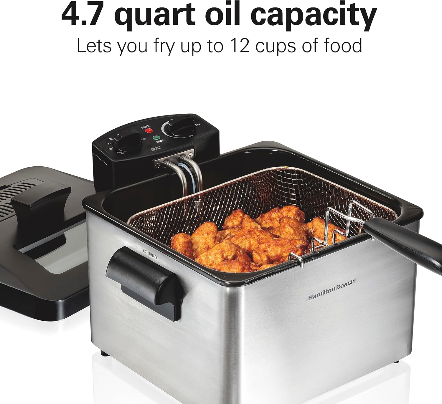 Detalle 2 de Hamilton Beach 35034 Deep Fryer 4.5L 🍟