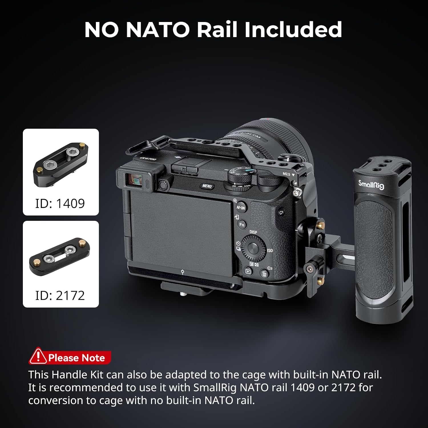 Thumbnail 6 de SMALLRIG 4816 Mini Camera Side Handle 6 kg