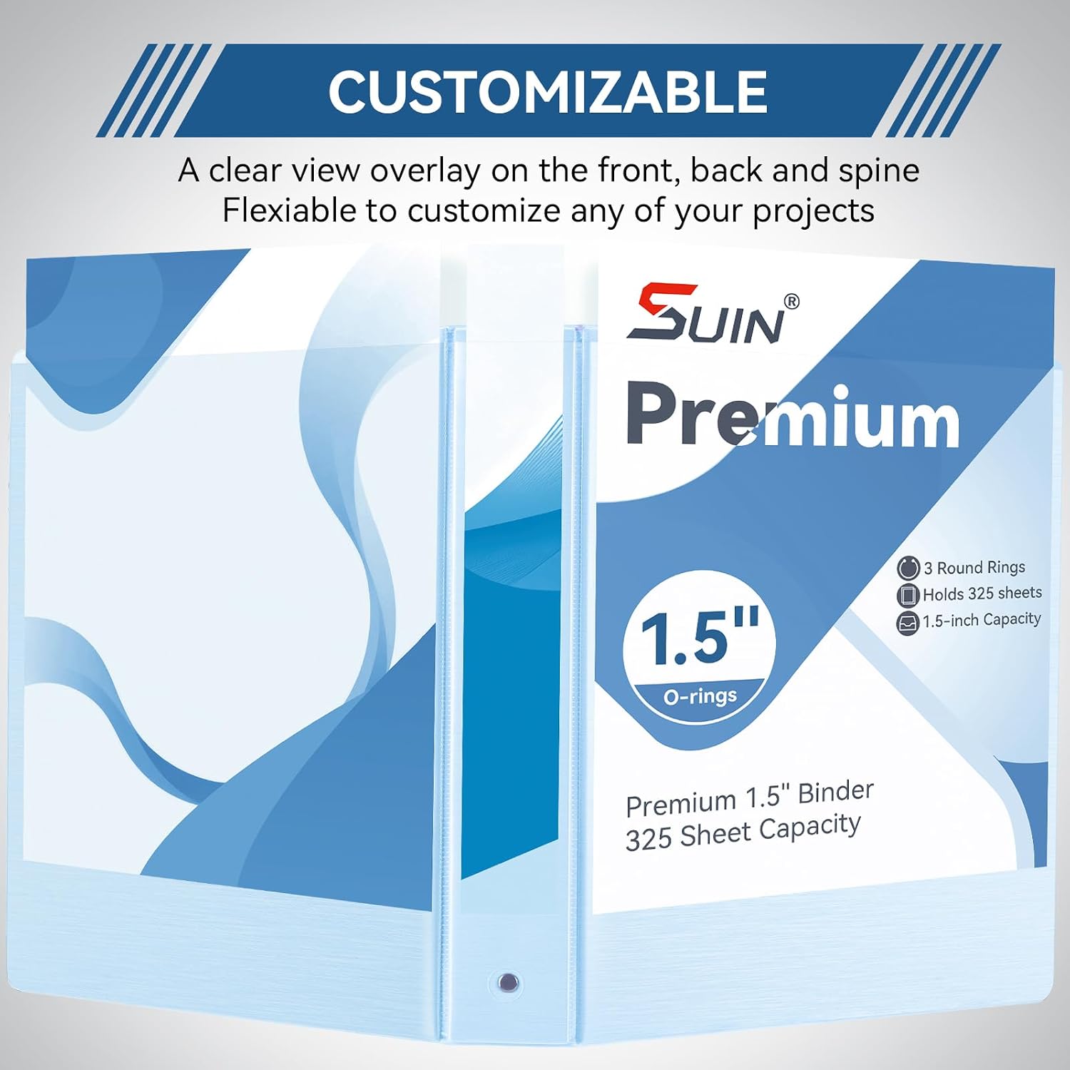 Detalle 2 de SUIN 3-Ring Binders, 1.5-Inch