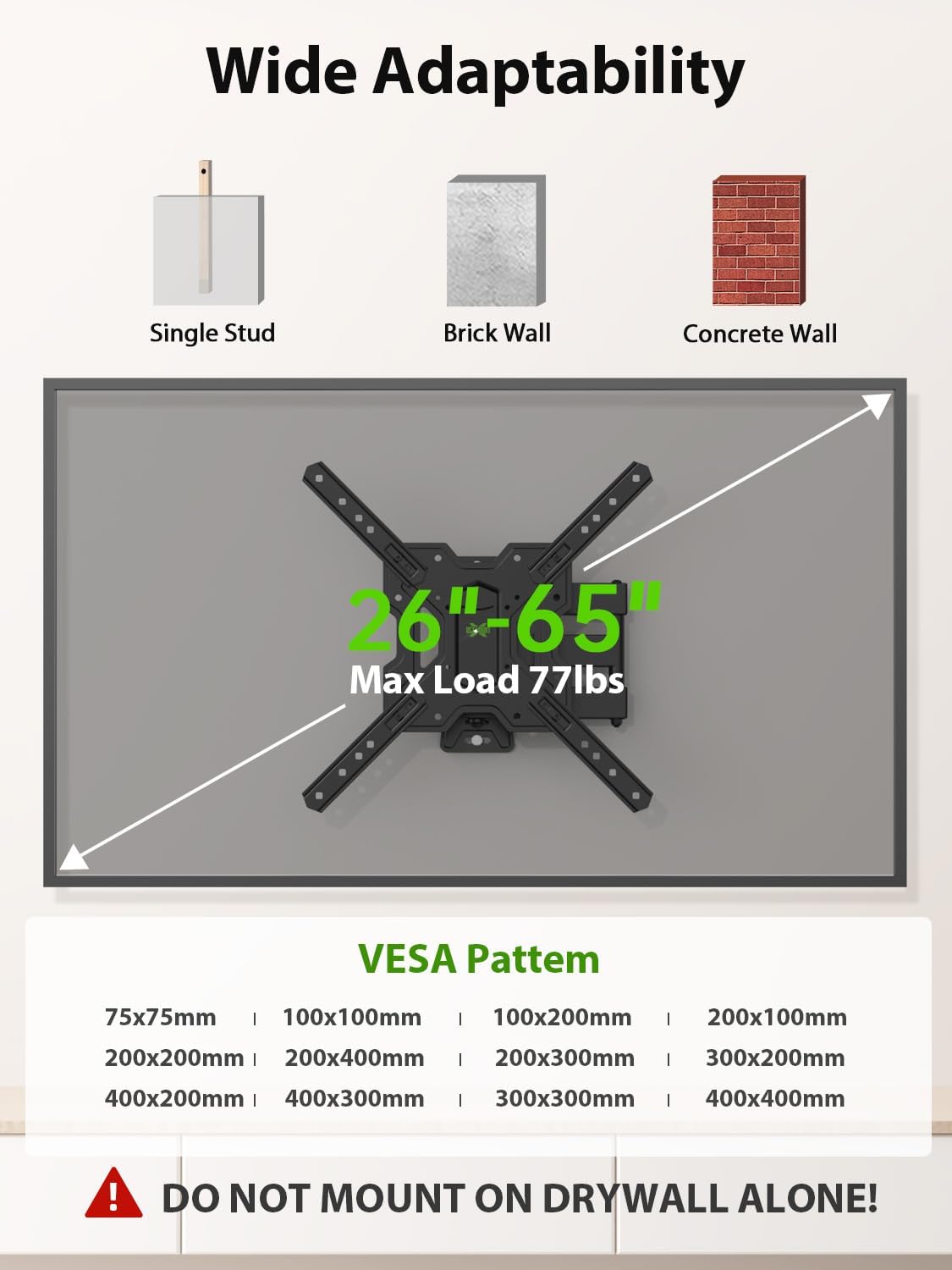 Thumbnail 6 de USX MOUNT XMM006-1 Full Motion TV Mount 65"
