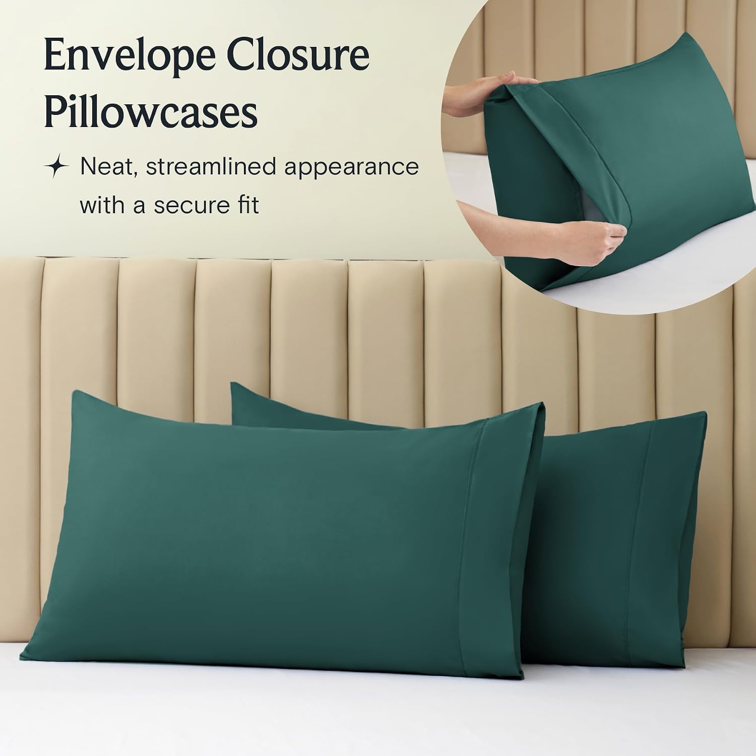 Thumbnail 6 de LuxClub Queen Sheet Set with 18-inch pockets