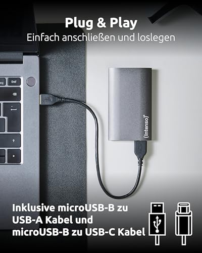 Thumbnail 5 de Intenso External SSD 1TB Premium Edition Antracita