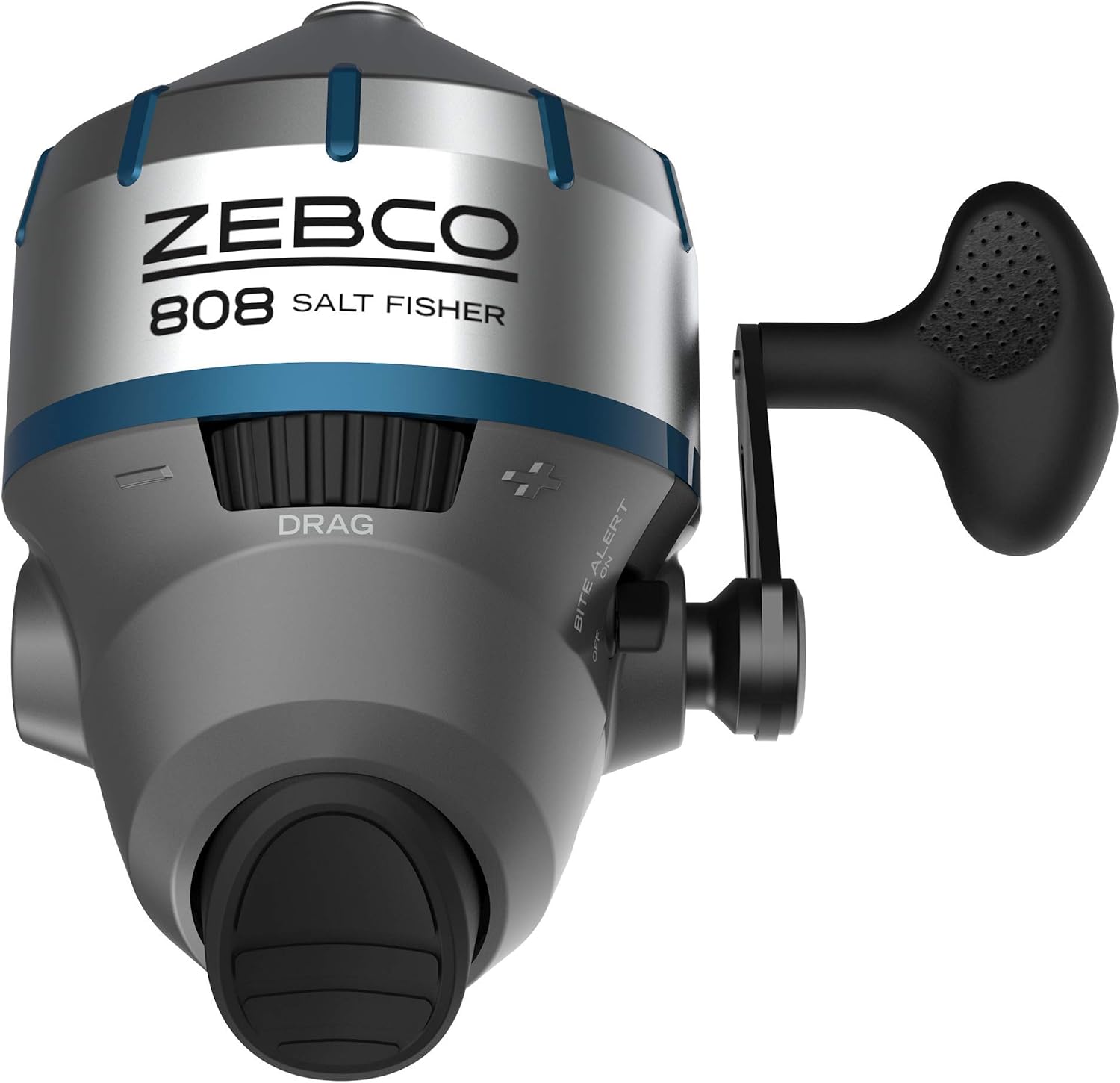 Zebco 808 kołowrotek spincast do wody słonej, stal nierdzewna i ABS