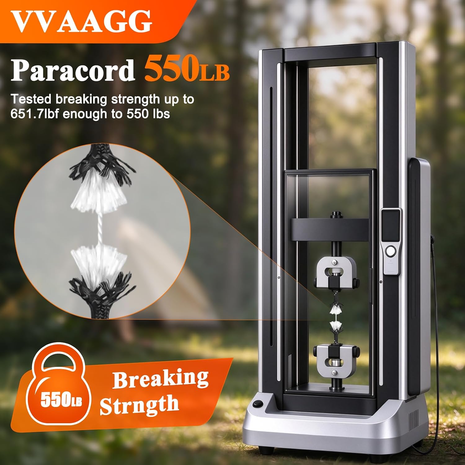 Detalle 1 de VVAAGG Paracord Rope 200 ft