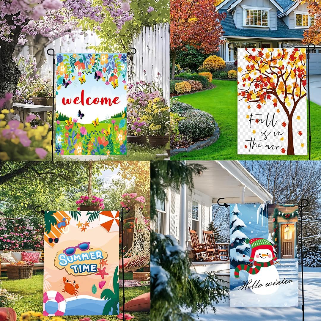 Thumbnail 6 de CDLionshidai Garden Flags Set of 12