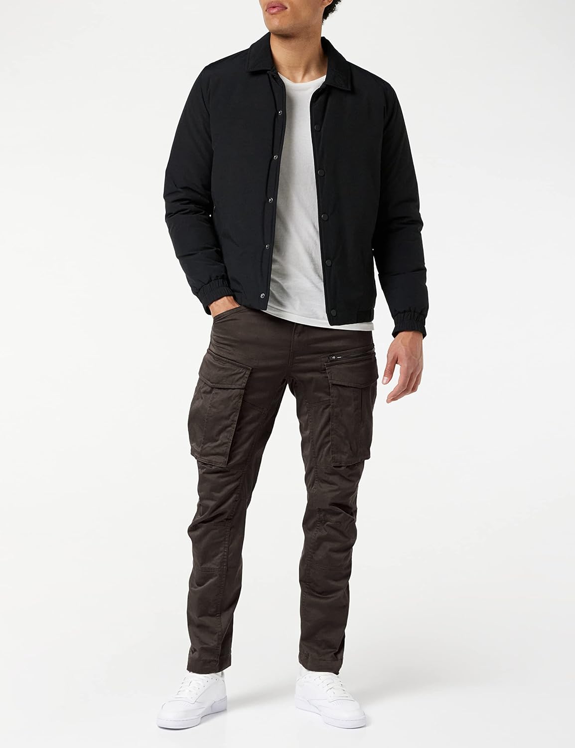 Detalle 2 de G-Star Herren Rovic Zip 3D Regular Tapered Pants – zipptauglich, schlicht und normaler Bund