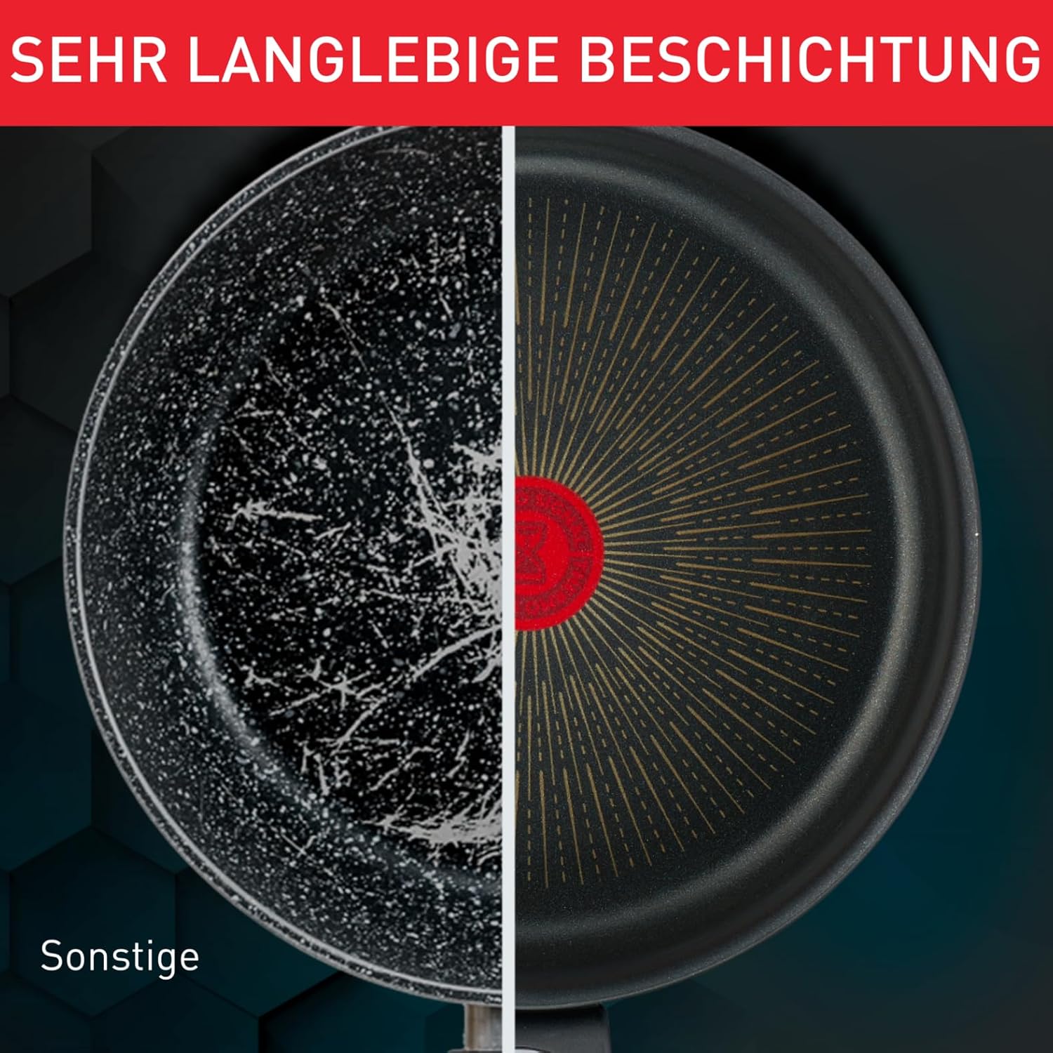 Thumbnail 5 de Tefal Unlimited On Pfannenset 3-teilig (G25991) für Induktion: 20, 24 & 28 cm mit kratzfester Antihaftbeschichtung