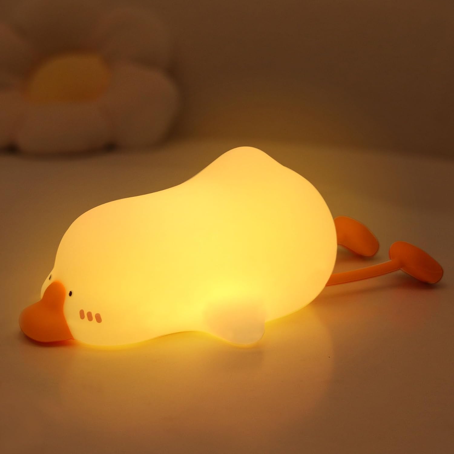Detalle de IHALO Veilleuse bébé silicone au canard