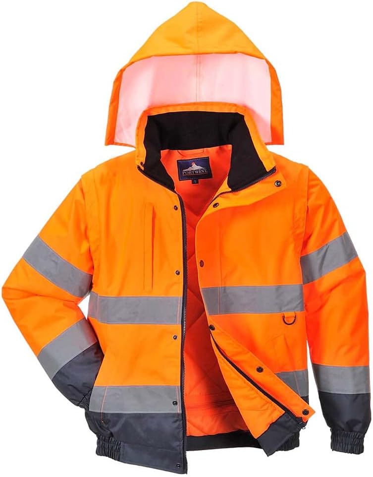 Detalle de Portwest Blouson 2-en-1 HiVis orange XL ⚙