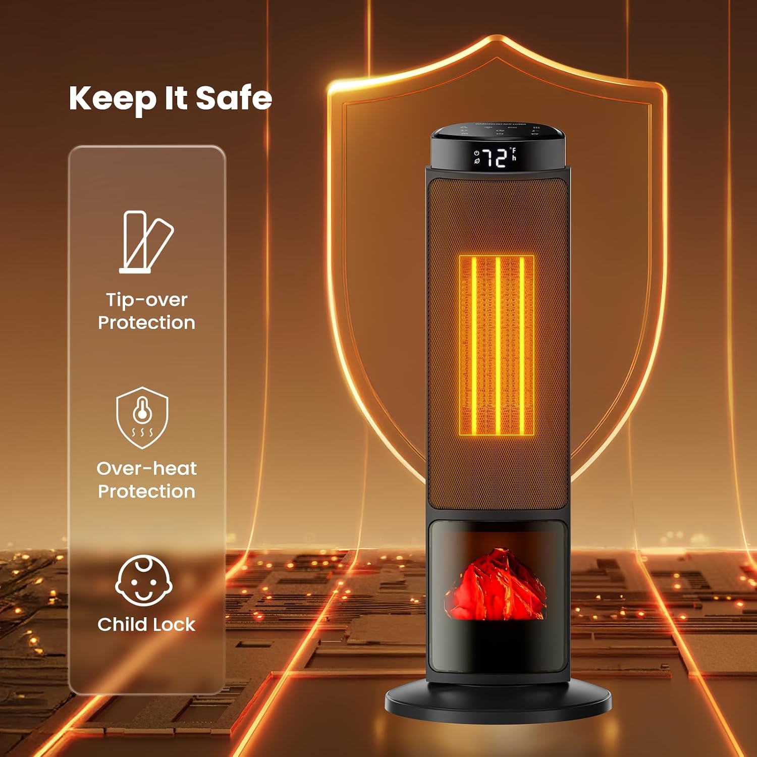 Detalle de OLIXIS Space Heater 1500W