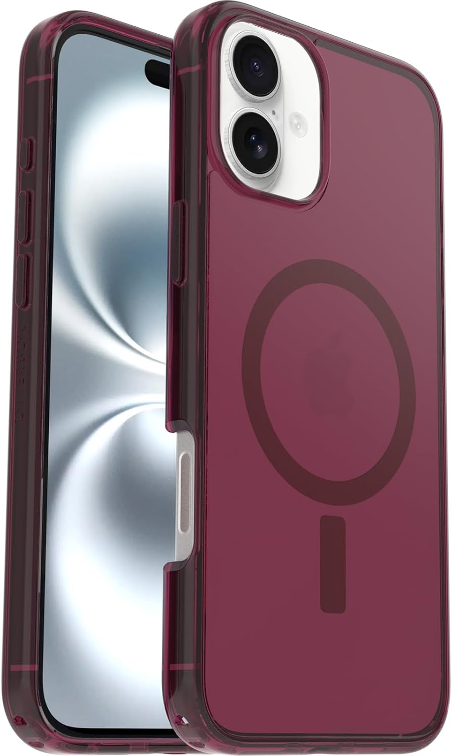 Thumbnail 5 de OtterBox Symmetry Series Clear MagSafe Case for iPhone 16 Plus (Purple) – ultra-slim shockproof protection