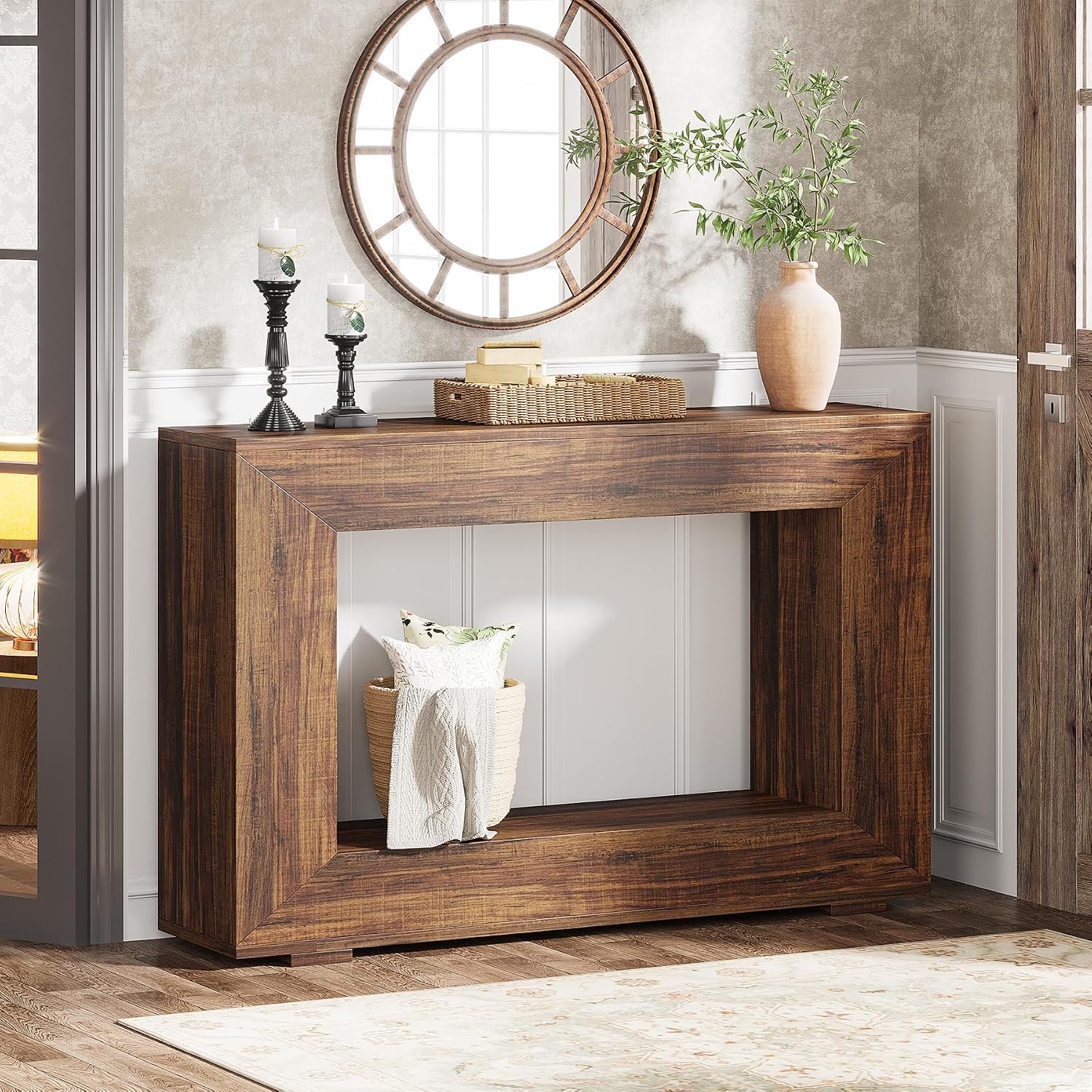 Detalle de Tribesigns Console Table, 47.2 Inches