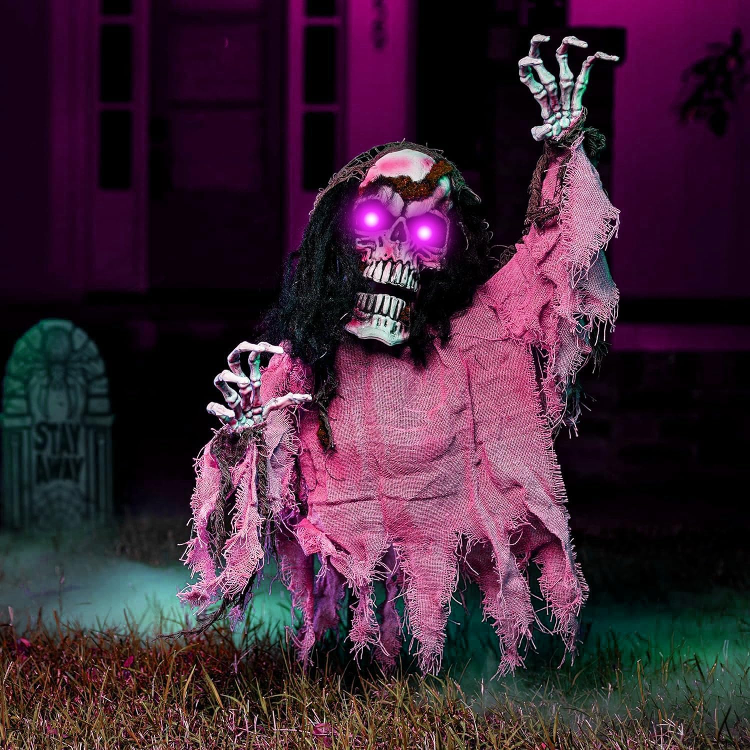 Thumbnail 3 de LCHUANG Halloween Glowing Eyes Lights, Purple