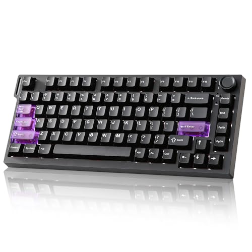 Detalle de YUNZII RT75 Pro HE: teclado gaming 75% con conetividad triple y switches magnéticos