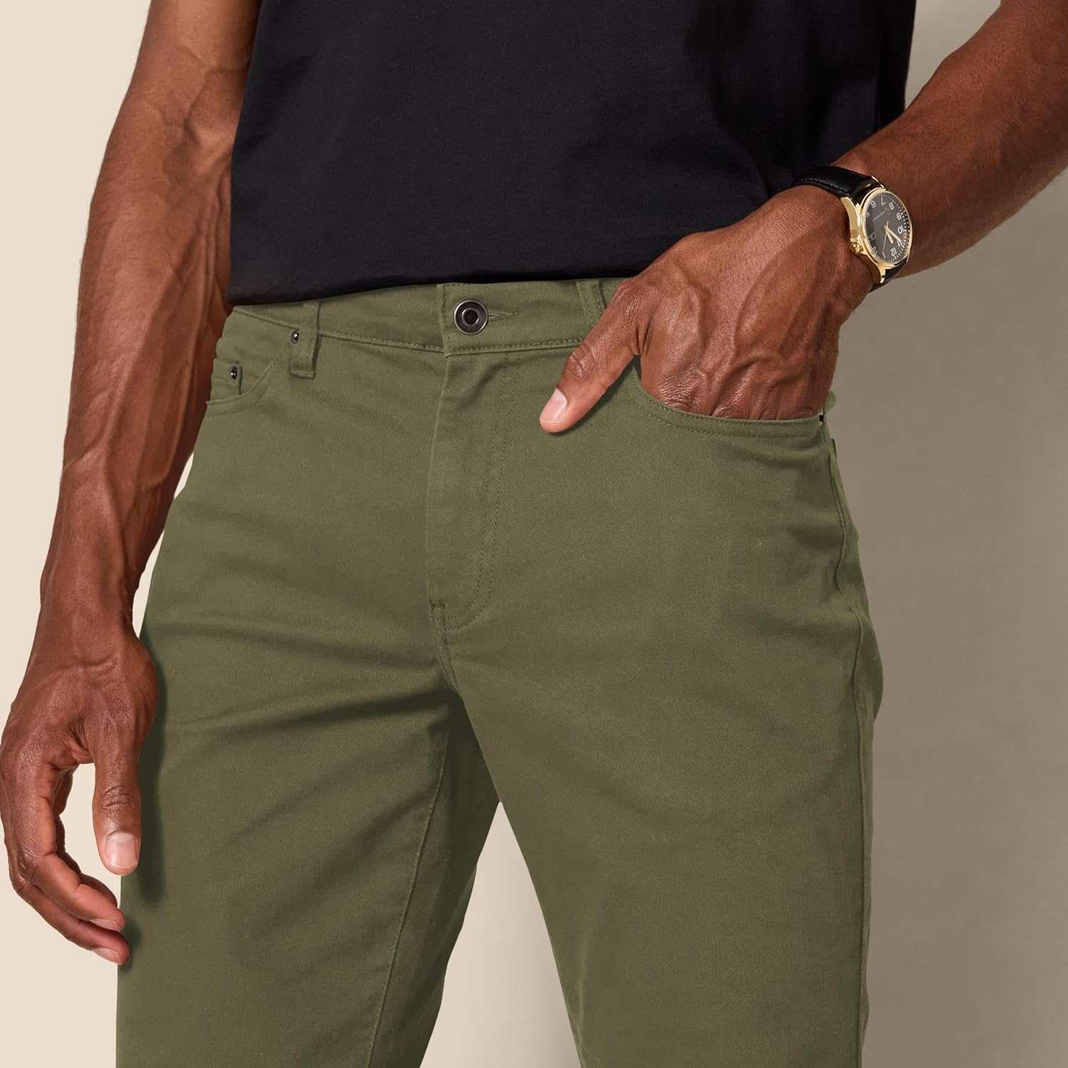 Detalle 2 de Amazon Essentials Stretch Twill Pants