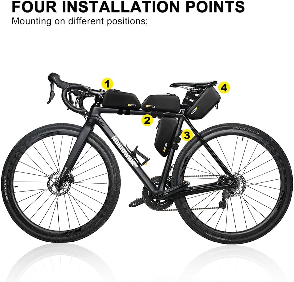 Thumbnail 4 de Rhinowalk Bike Top Tube Bag 1.5L Waterproof TPU Frame Bag