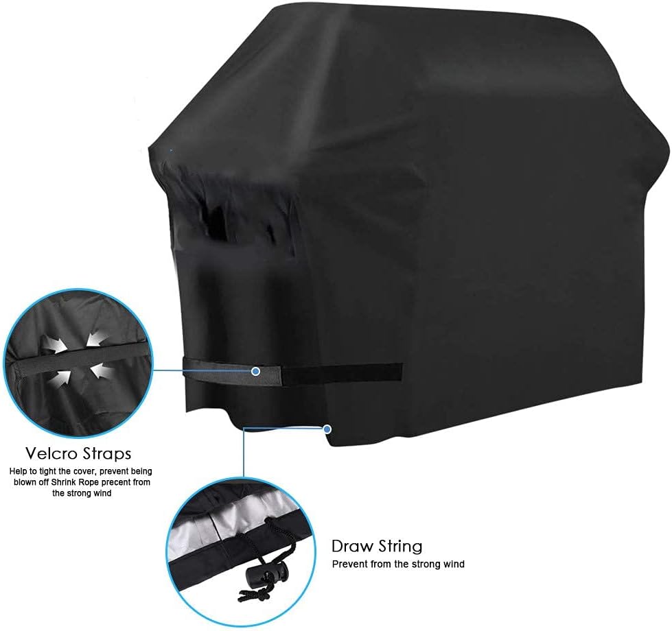 Detalle de BBQ Covers Waterproof Heavy Duty Large – 4 Burner Cover for Weber, Brinkmann