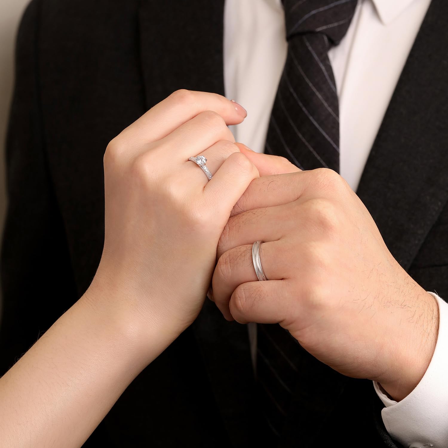 Thumbnail 5 de Meissa Anillos Promesa Plata de Ley 925 para Pareja 💍