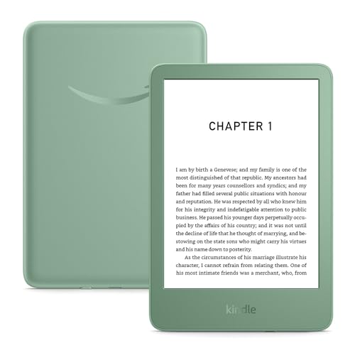 Detalle de Amazon Kindle (newest gen) – Lightest 6", glare-free display, 16 GB, Matcha