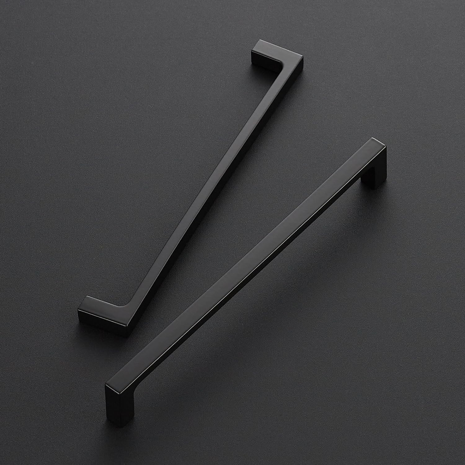 Detalle 2 de Ravinte J100XFX192HS30 Matte Black Cabinet Pulls, 7-1/2-Inch, 30-Pack