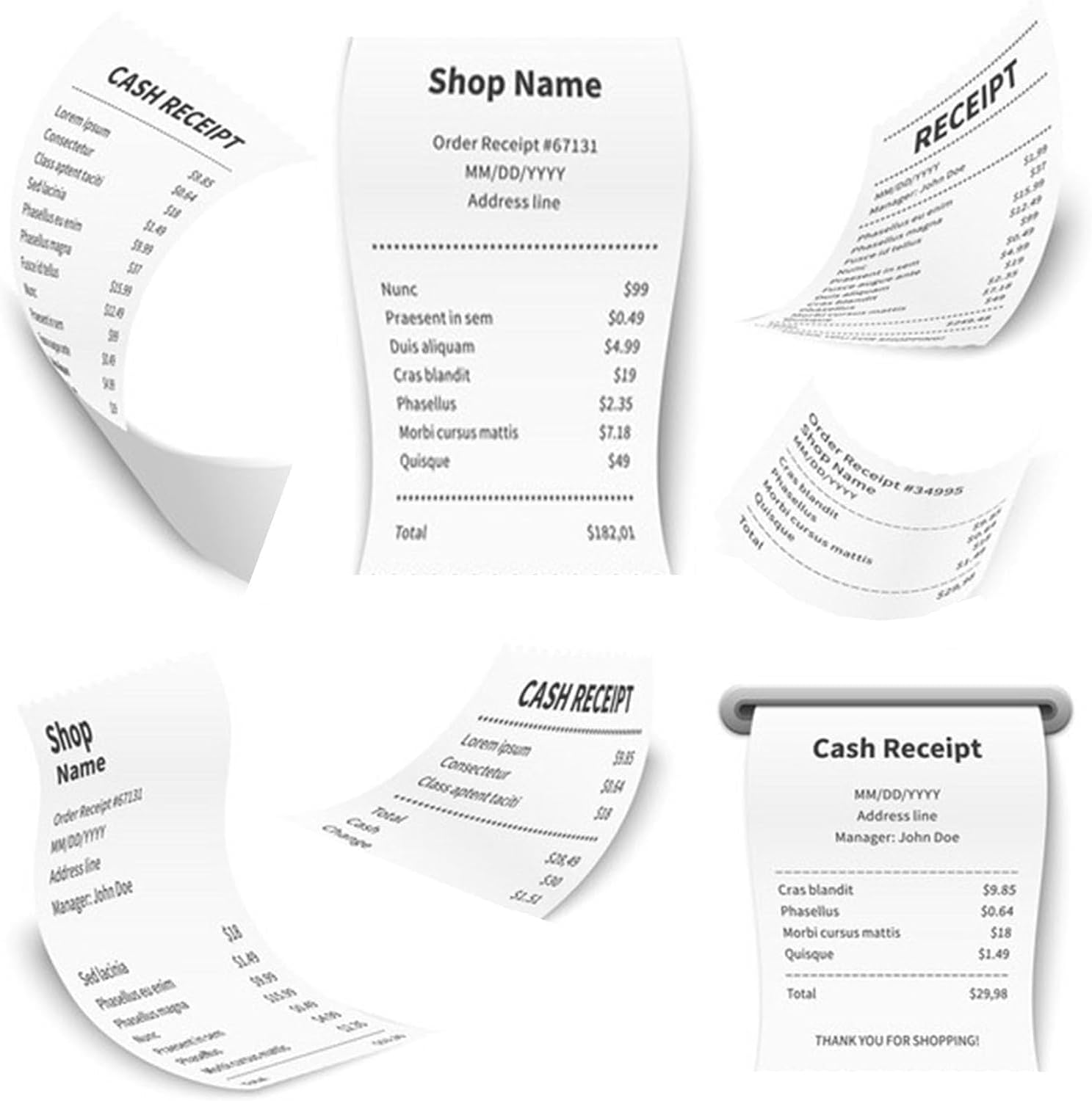 Thumbnail 3 de Coopaty Thermal Receipt Paper 3 1/8 in x 230 ft