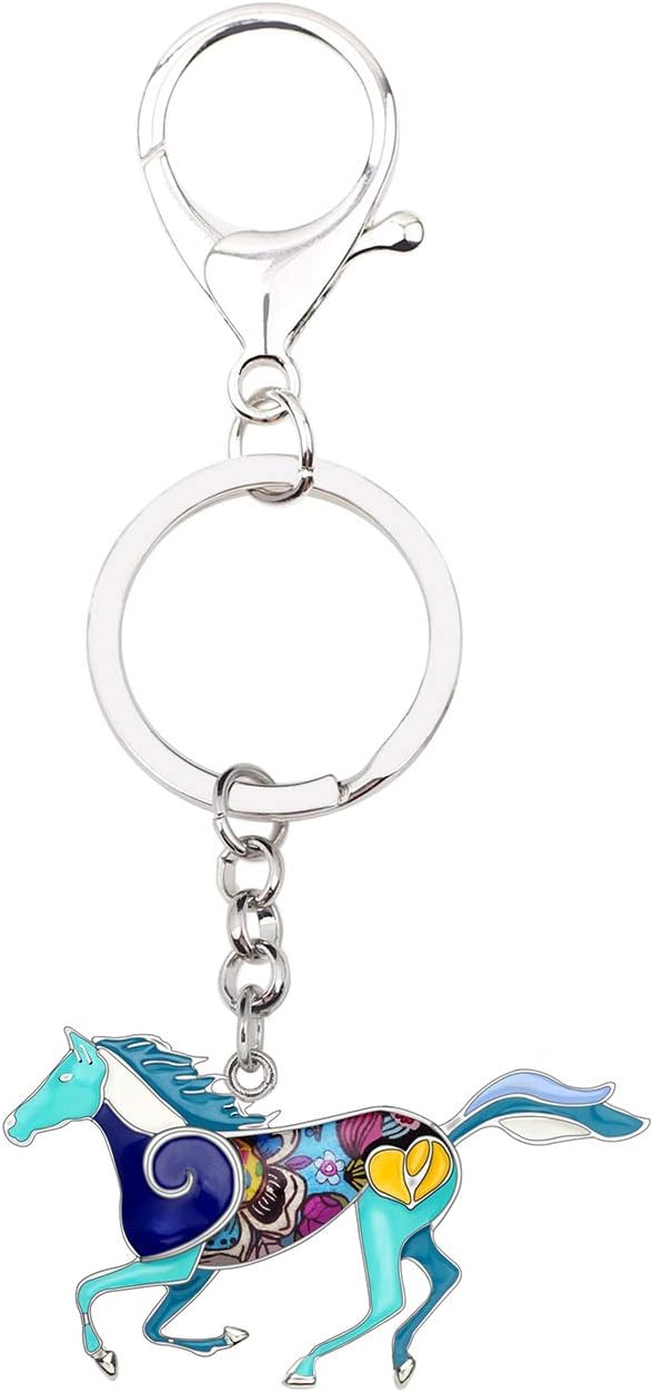 Detalle 2 de BONSNY Enamel Metal Horse Key Chain