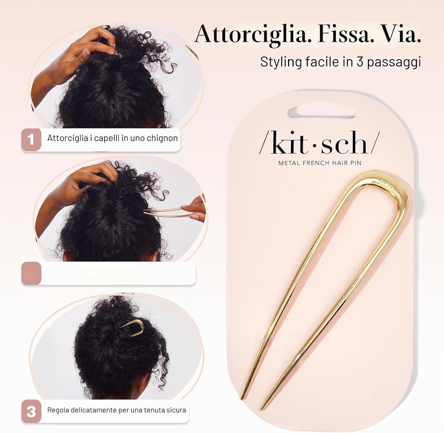 Thumbnail 6 de Kitsch Fermaglio Francese Capelli