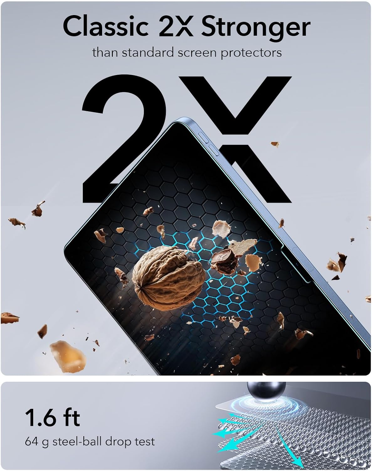 Detalle 2 de ESR 2 Pack screen protector for iPad 11/10.9 inch