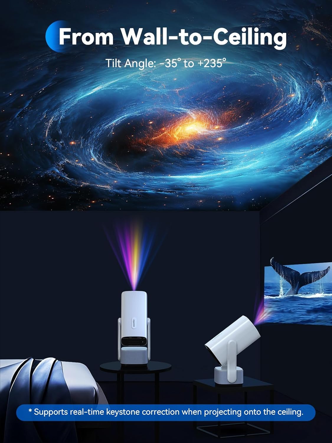 Thumbnail 5 de SOOMFON Mini Projector 1080P Full HD for Home