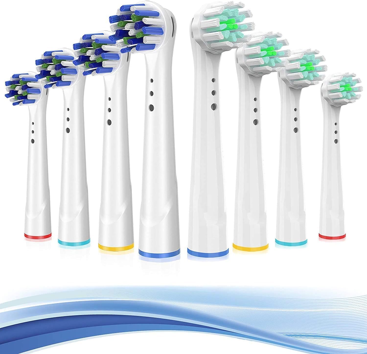 Detalle de Replacement Toothbrush Heads for Oral-B 8-pack ⚙
