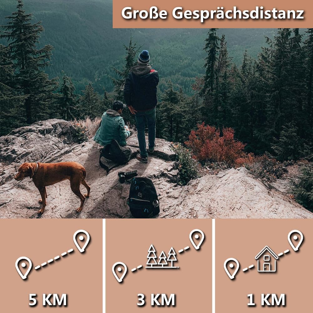 Detalle de Walkie-Talkies für Erwachsene 5 km Reichweite