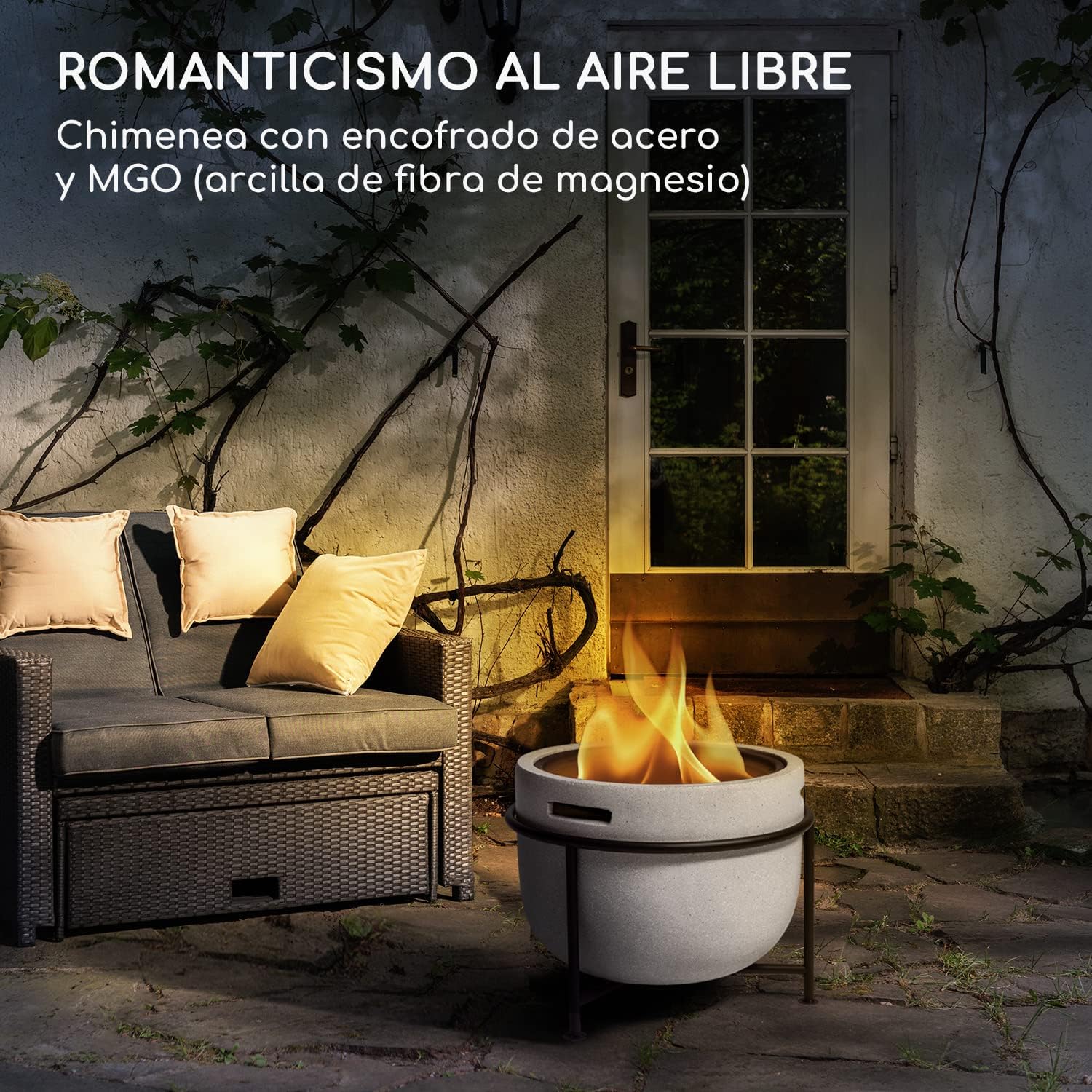 Thumbnail 2 de blumfeldt Brasero Exterior con Parrilla 52 cm