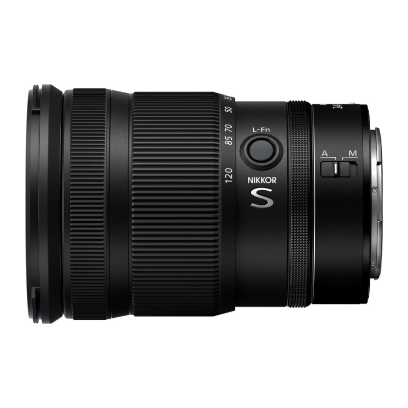Detalle de Nikon NIKKOR Z 24-120mm f/4 S: versatilidad óptica en un zoom compacto para Z