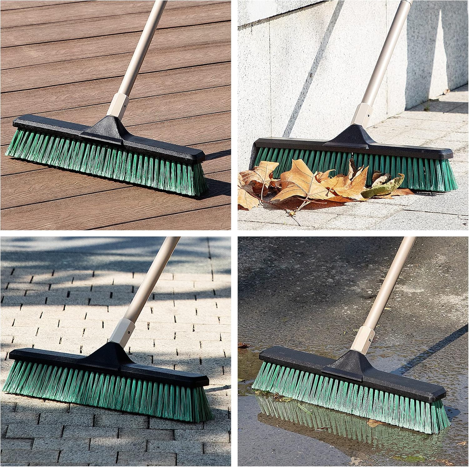 Detalle 2 de Eyliden Garden Broom 45cm stiff bristle 🧹