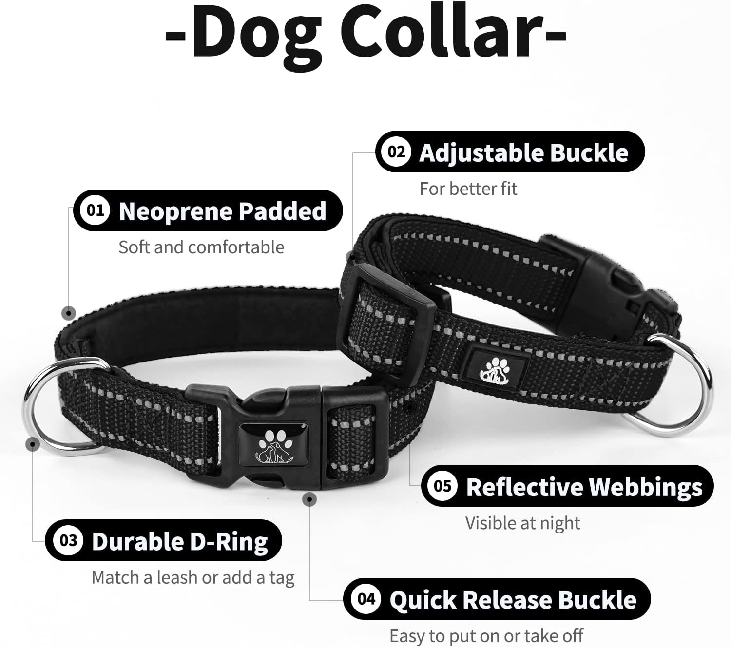 Detalle de IVY&LANE Dog Collar and Leash Set, Medium