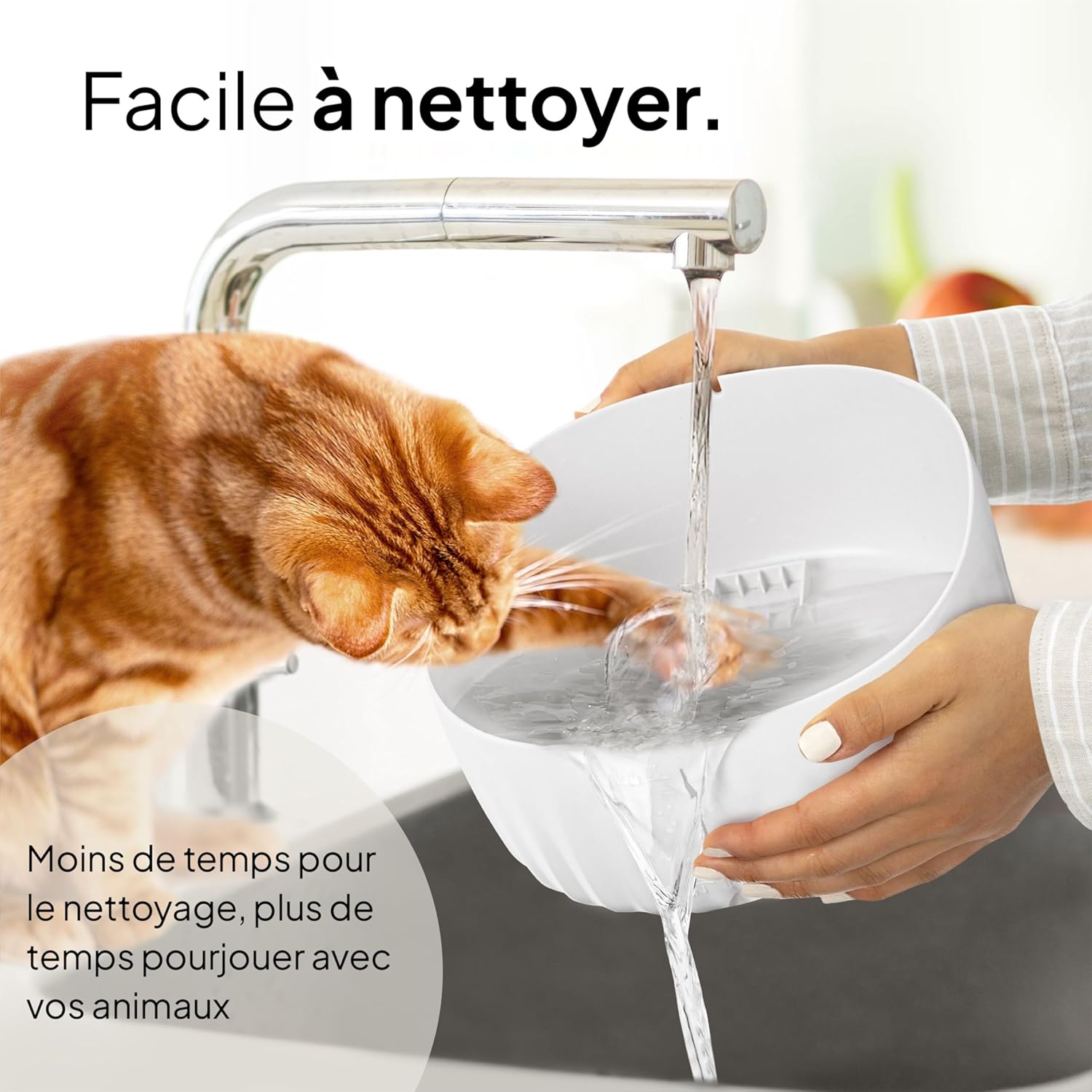 Thumbnail 5 de Pretty Paw Aqua Flow Pro fontaine à eau pour chat 3 L 🐱