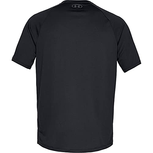 Detalle de Under Armour Herren Tech 2.0 Shortsleeve: Lockeres, atmungsaktives Trainingsshirt