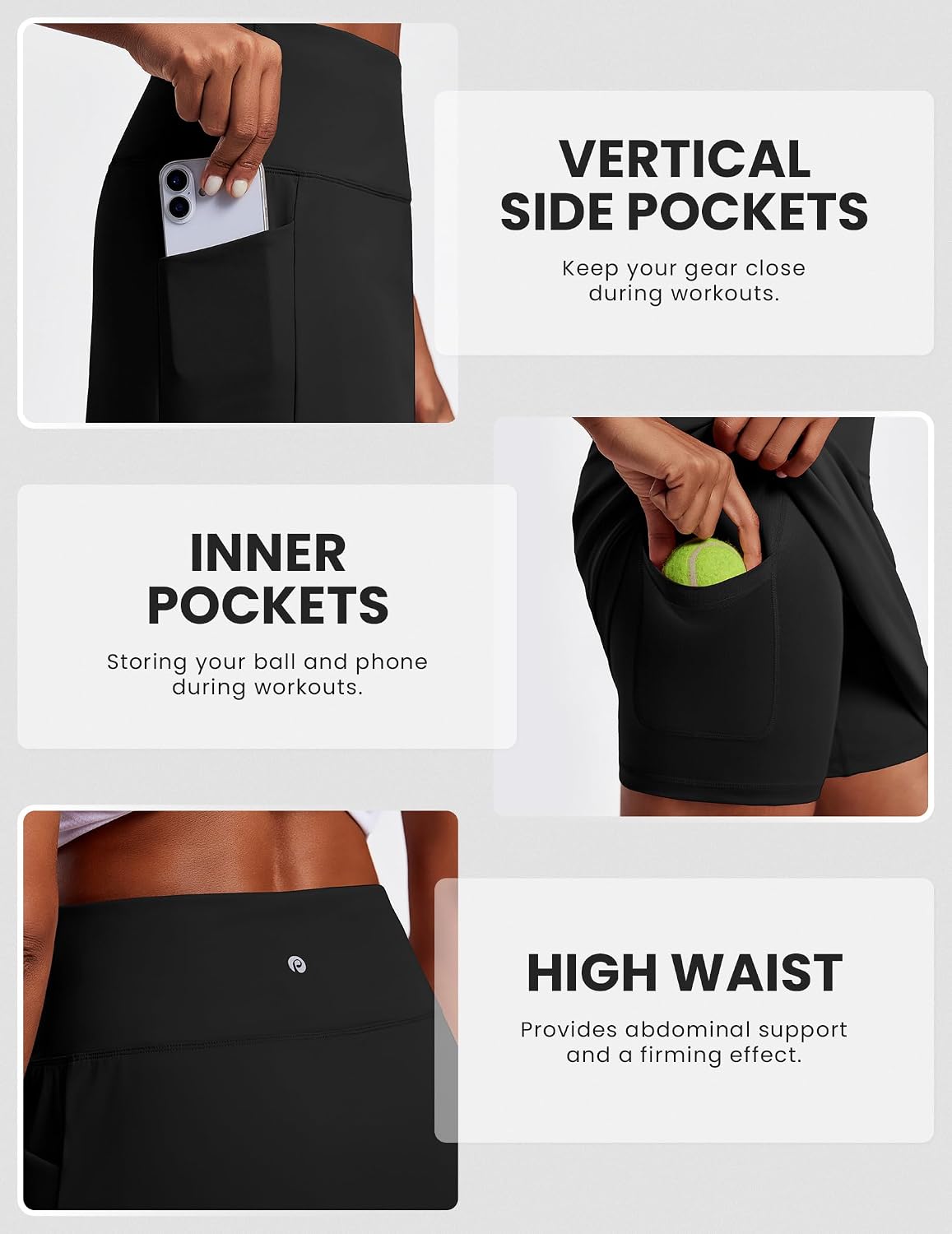 Thumbnail 3 de PINSPARK 19" Knee Length Skort UPF 50+