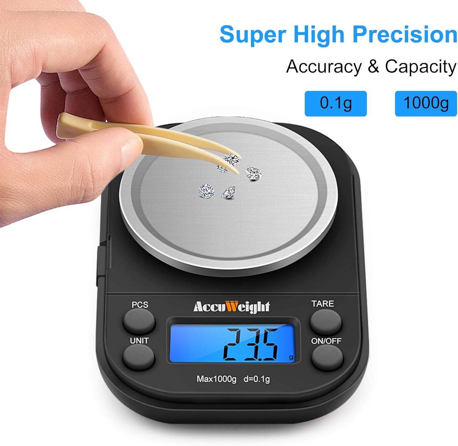 Thumbnail 6 de ACCUWEIGHT 255 Báscula de Cocina 1000 g