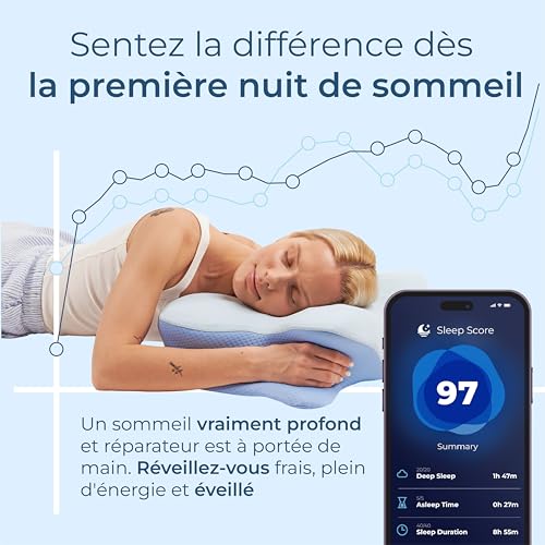 Thumbnail 6 de Derila Ergo Oreiller Cervical Mémoire de Forme Papillon Rafraîchissant