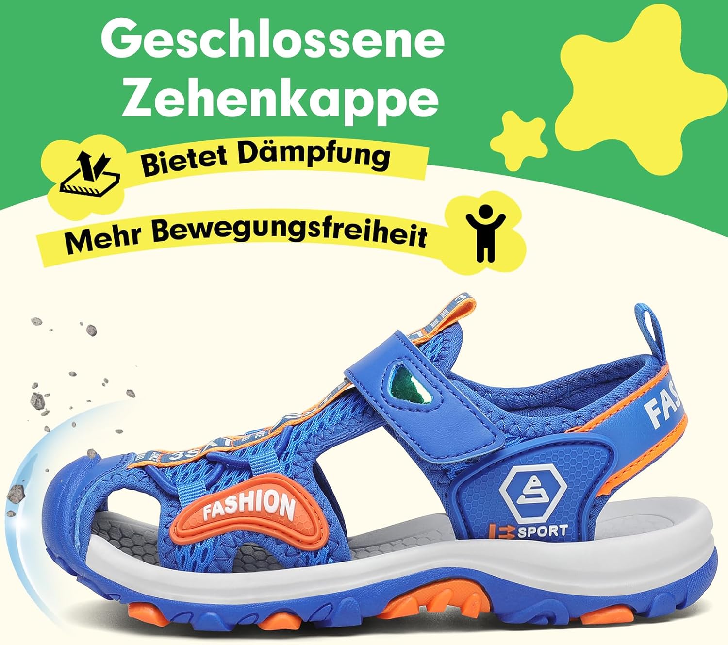 Thumbnail 6 de SAGUARO Geschlossene Sandalen Kinder – Trekking, atmungsaktiv und robust